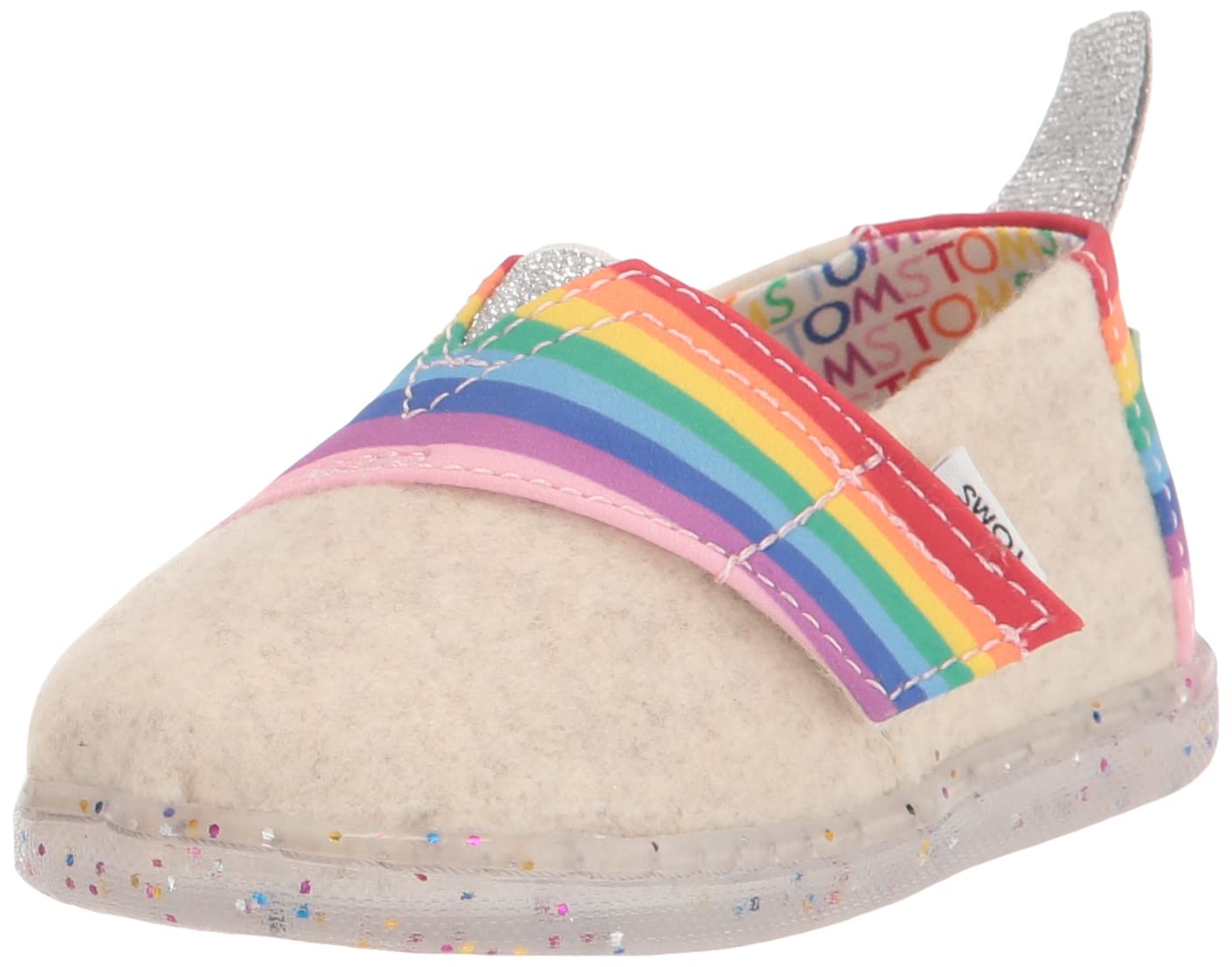 TOMS Kids Alpargata Loafer Flat, Oatmeal, 4 US Unisex Toddler