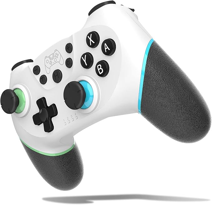 Amazon Com Aikki Wireless Controller For Switch Switch Lite Switch Pro Wireless Bluetooth Controller Joypad Remote Joycon Replacement Wireless Switch Remote With Turbo Motion White Video Games