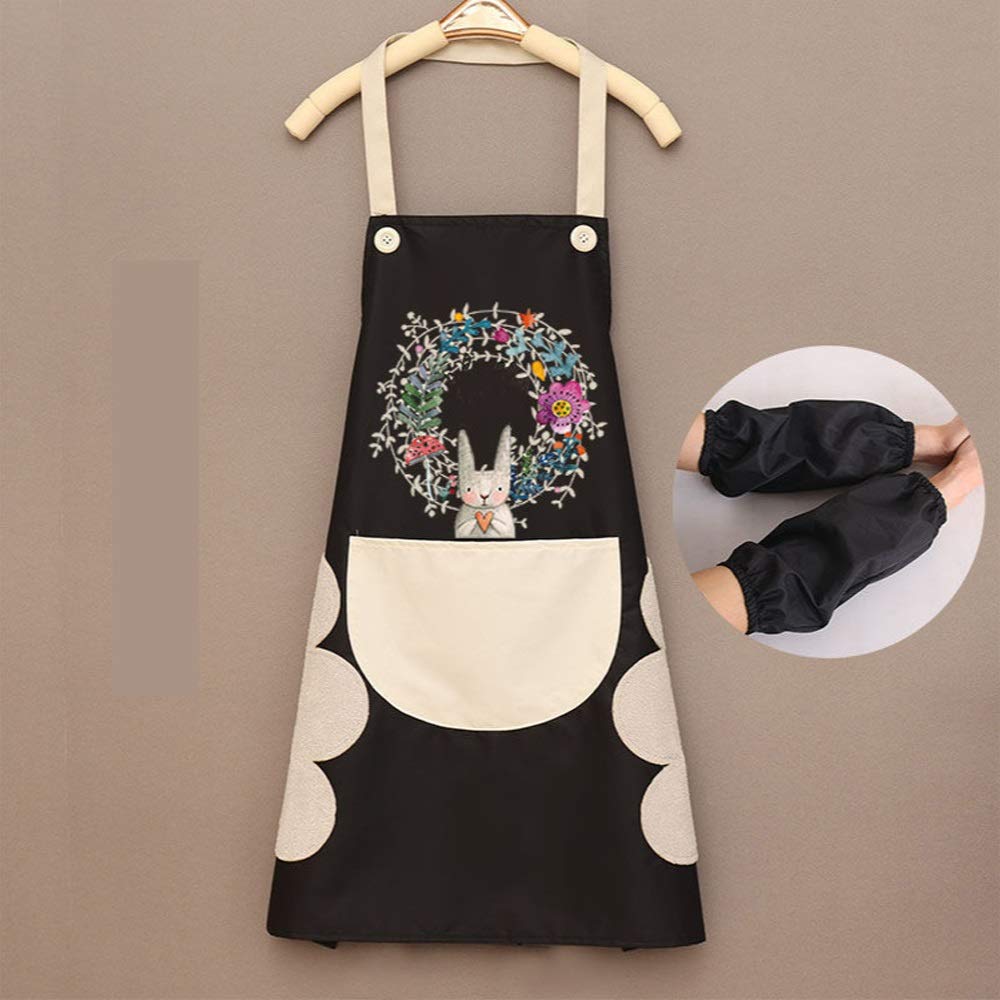 Delantal de moda para el hogar, bonito delantal de cocina, impermeable, resistente al aceite, cintura para hombre, 1 color, Talla única
