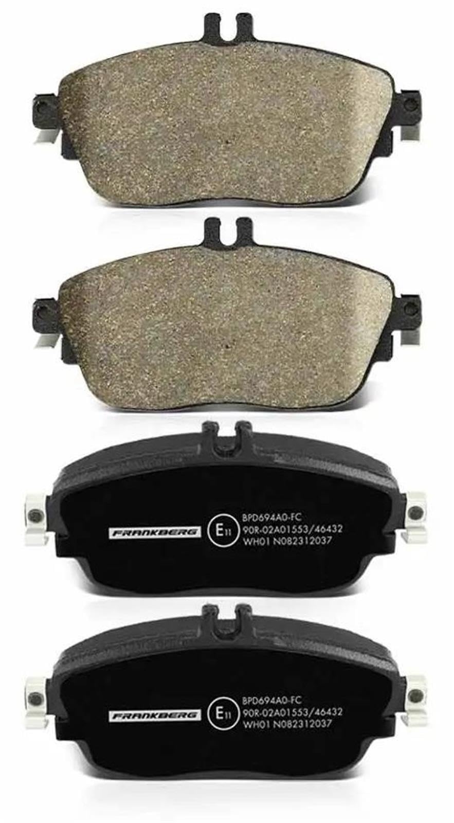 2 Dischi Freno 4 Pastiglie Per Asse Anteriore Per Benz W176 W242 W246