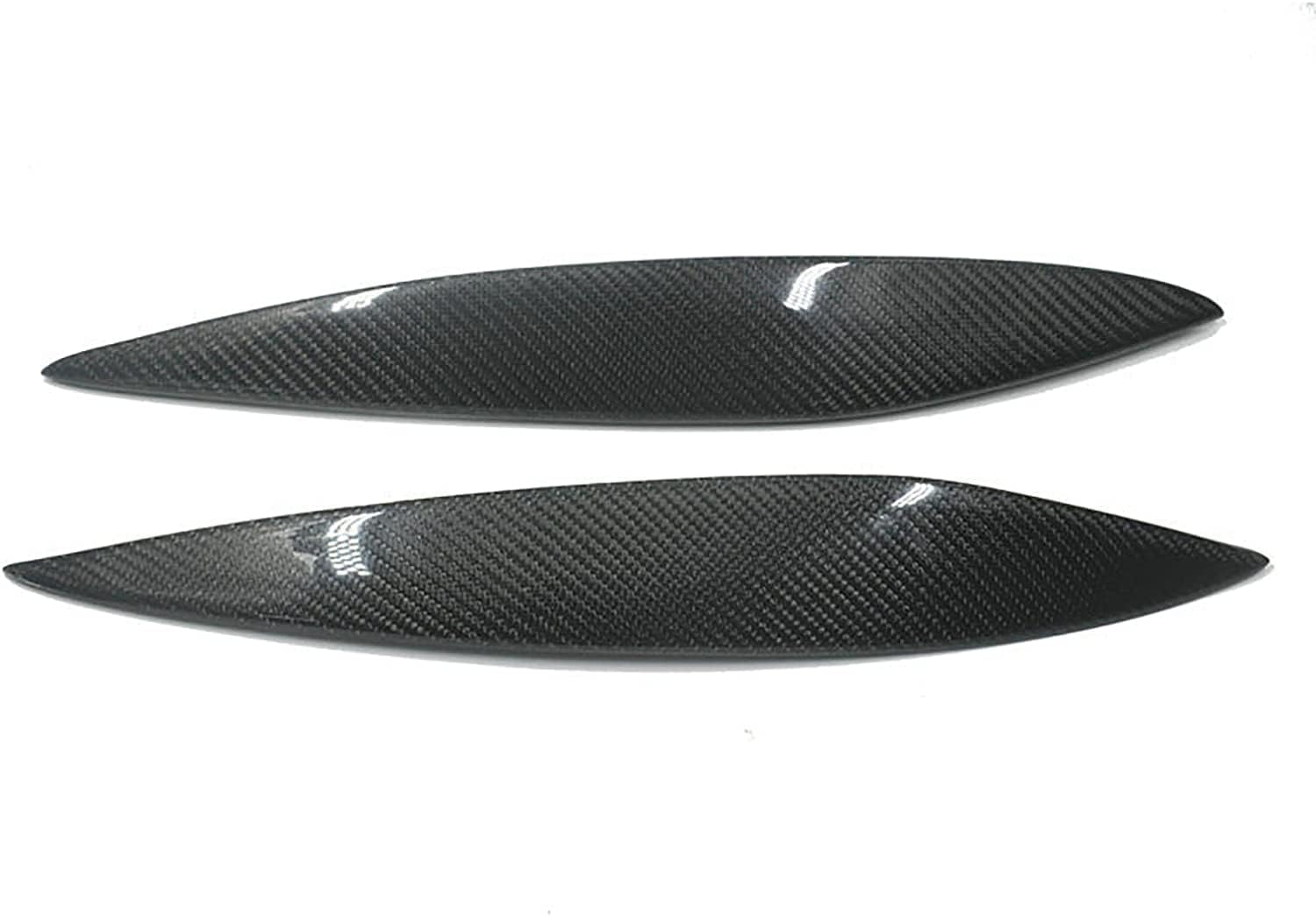NURCIX Accesorios para Cejas de los Faros del automóvil, para Vauxhall Opel Zafira B 2006-2011,Carbon Fibre Look