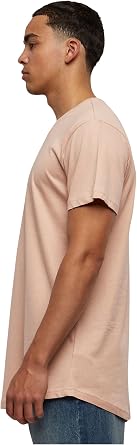 Urban Classics - Shaped Long Tee Light Rose - M