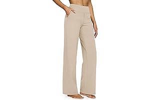 Women's Wide Leg Yoga Pants with Pockets