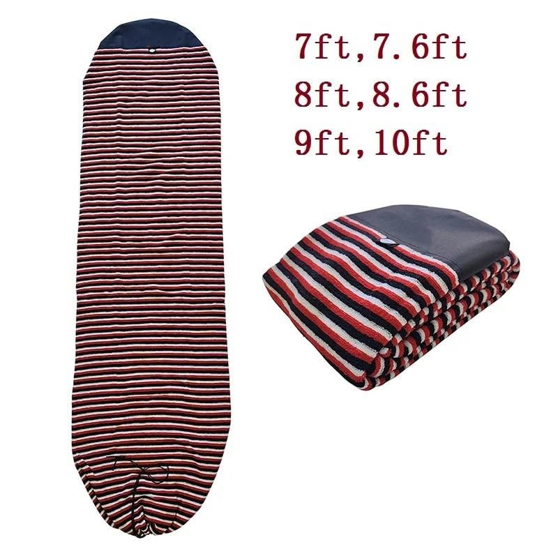 pokrowiec na deskę surfingową 7 stóp/7,6 stopy/8 stóp/8,6 stopy/9 stóp/10 stóp pokrowiec na skarpetki na deskę surfingową bawełniana torba ochronna na Shortboard, Funboard, deskę Sup Sock Cover(7.6ft)