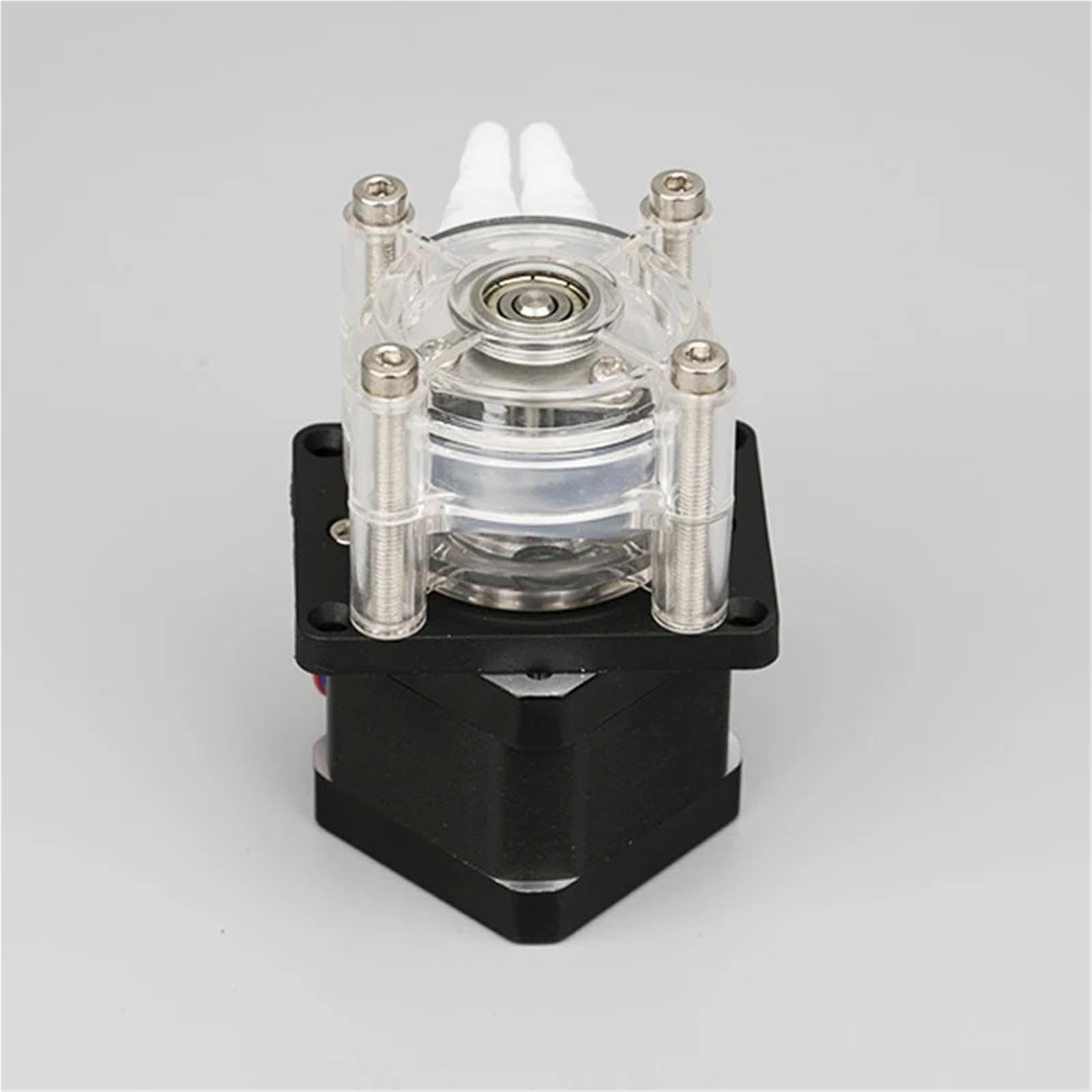 Pompe péristaltique à moteur pas à pas, pompe de titrage silencieuse industrielle 12V 24V(Transparent Head)