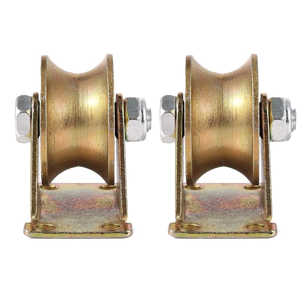 Buy Sliding Gate Roller,2 Pieces U Groove Gate Wheel,Rigid Track Castor