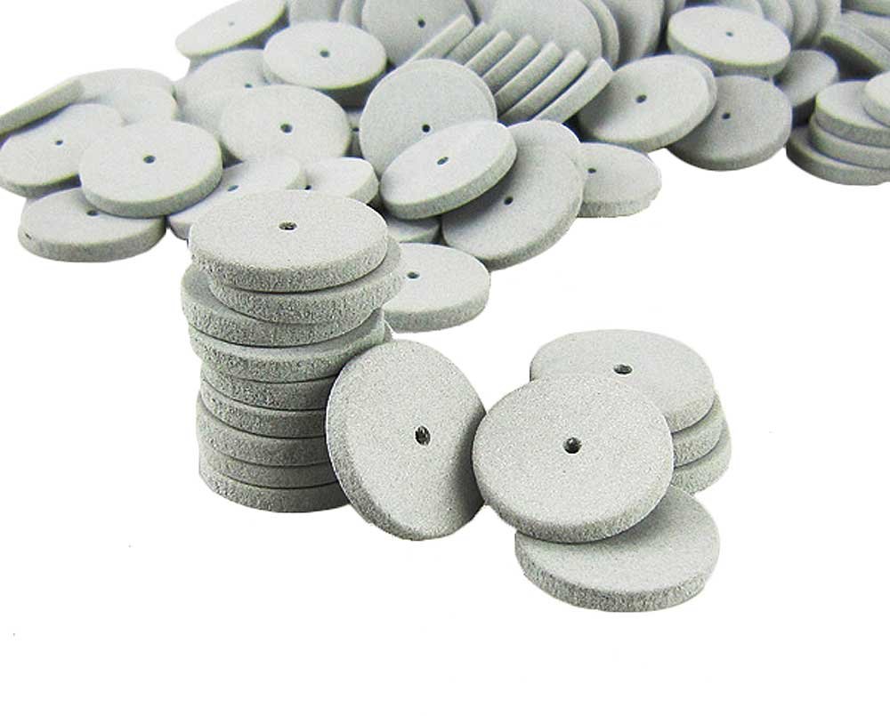 Ruedas de pulido de goma de silicona de Earlywish para la herramienta rotatoria de la joyería dental 100 por paquete