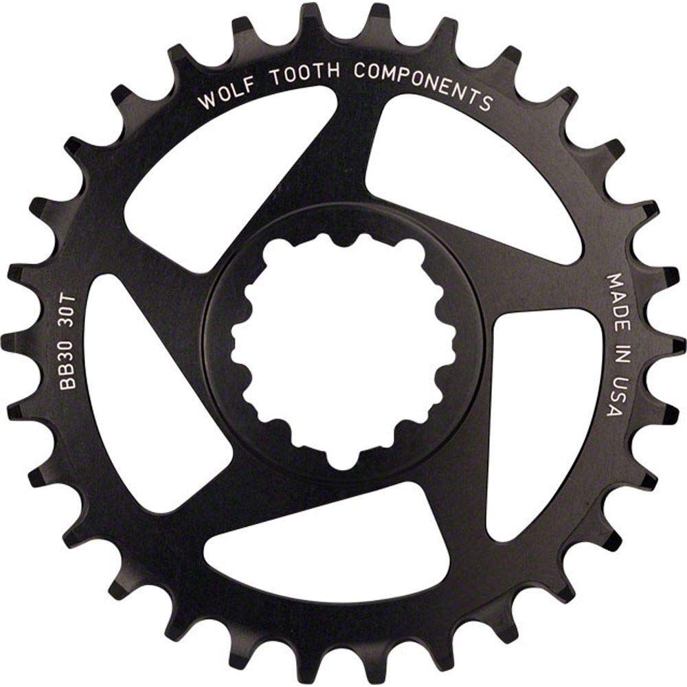 Wolf Tooth Direct-Mount Drop-Stop A Chainring for SRAM Direct Mount 34t / BB30 Short Spindle/ 0mm Of