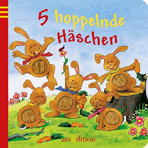 5 hoppelnde Häschen (5er Stanze) 5 hoppelnde Häschen (5er Stanze)