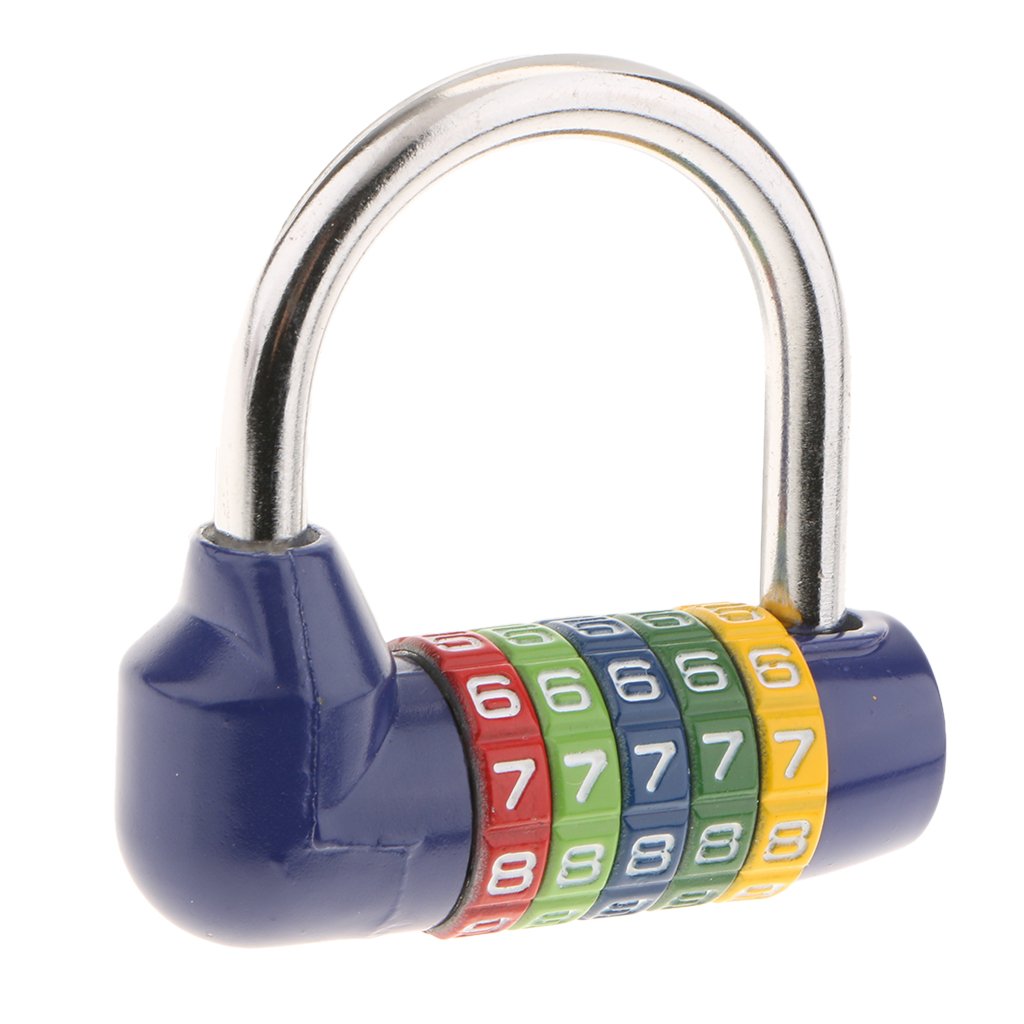 Cadenas à combinaison étanche 4 chiffres en alliage de zinc