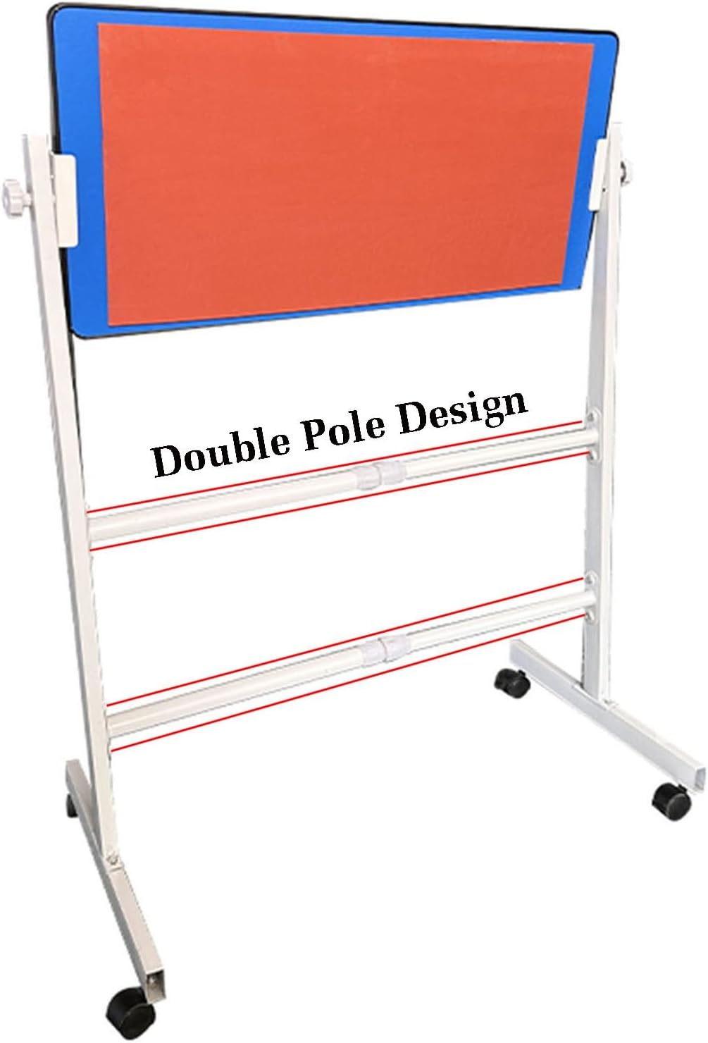 XLTFUC Table Tennis Return Board with Universal Wheels,Professional Table Tennis Return Board,Return Board Training Device,Angle Adjustable,Suitable for Home Gyms aAnd Schools