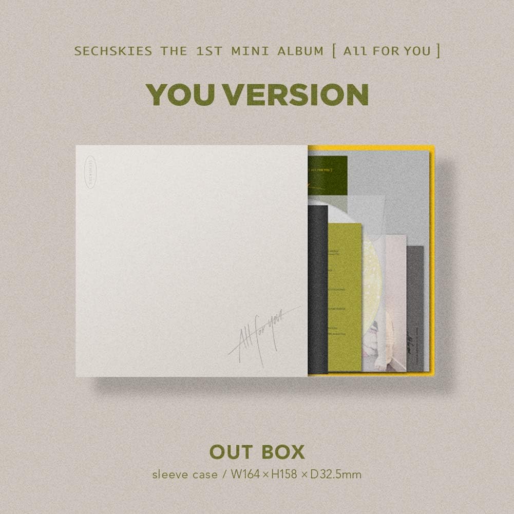YG Entertainment Idol Goods Fan Products YG Select SECHSKIES The 1ST Mini Album [All for You] (You ver.)