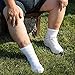 Extra Wide Medical (Diabetic) Quarter Sock (Pack of 3), Made in USA (Large, White)