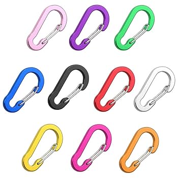 Amazon.co.jp: MEDUSHASHA カラビナ おしゃれ カラビナ 登山 多