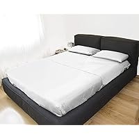 GEMITEX Completo letto Matrimoniale, Colore BIANCO