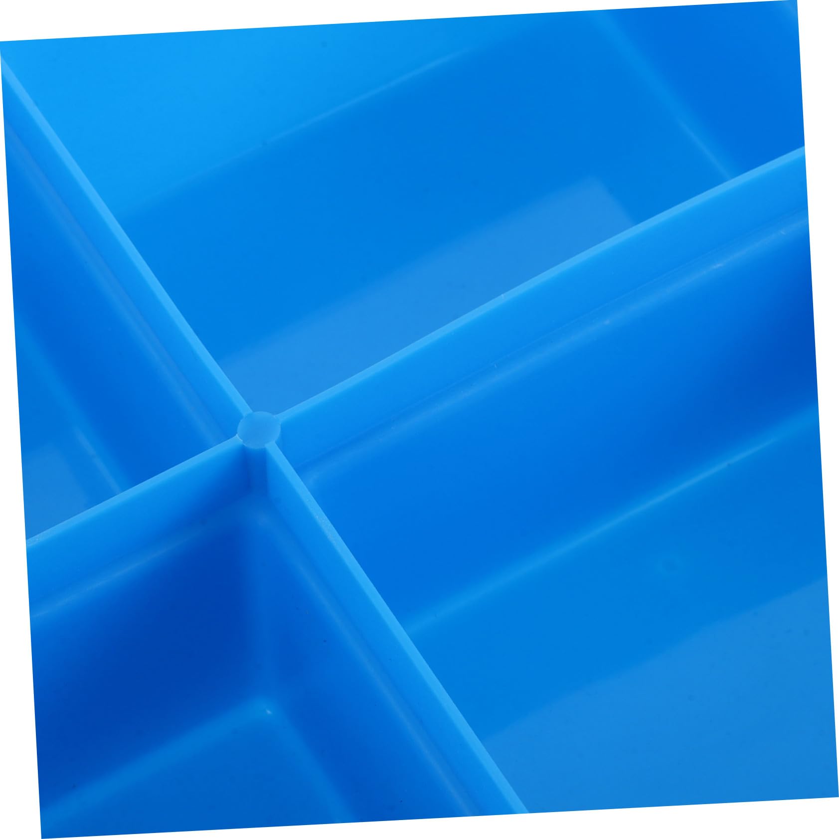TOPBATHY Stapelbare Aufbewahrungsbox mit Fächern Transparenter Kunststoff Organizer für Kleinteile Bastelbedarf und Büro Vielseitig Nutzbar für Schule und Zuhause Robuste Sortierbox