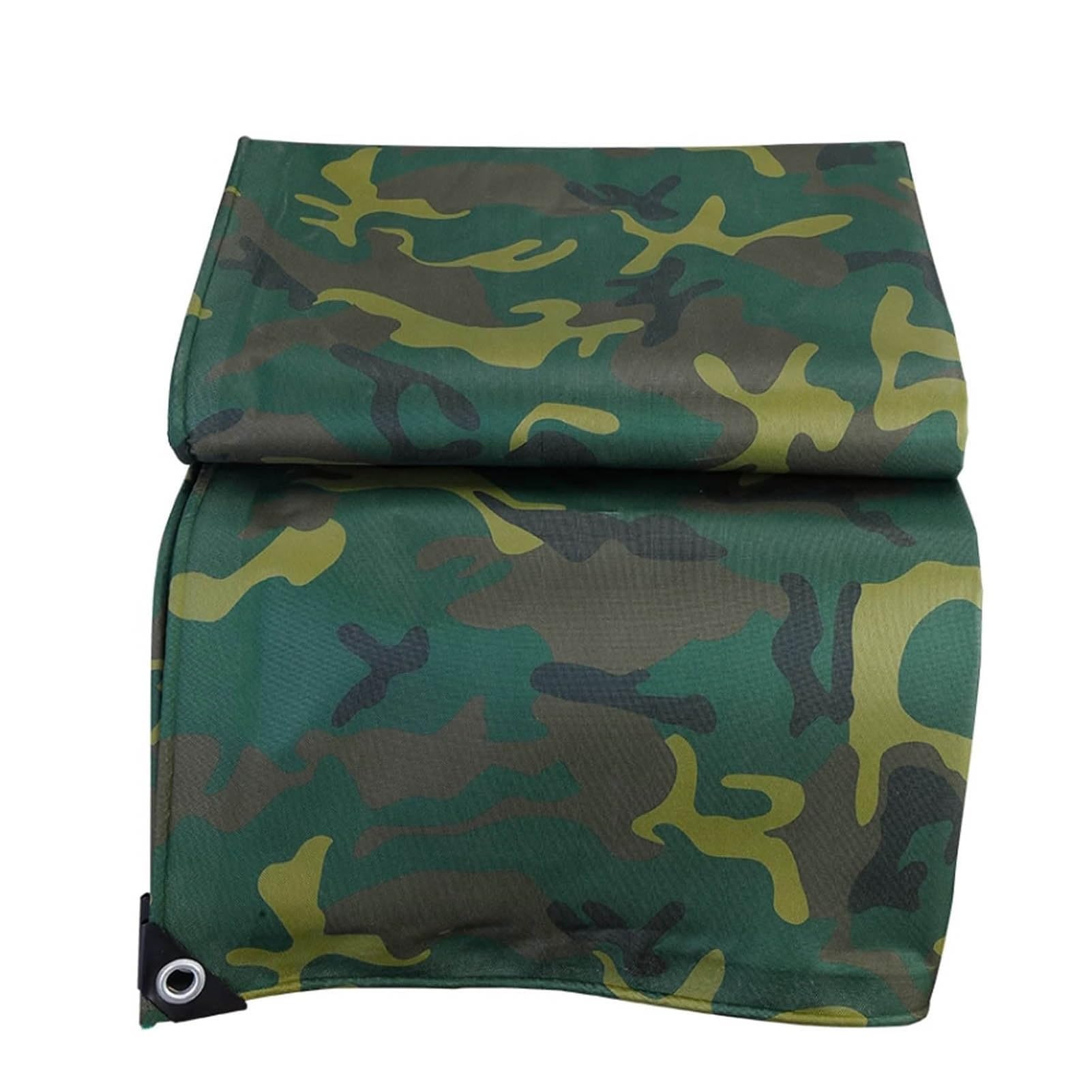 Lona de camuflaje resistente al agua 450g con ojales para cubrir coche y camión