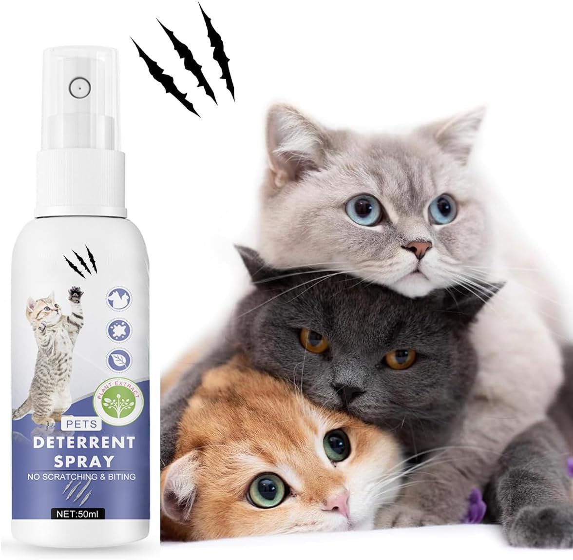 Cat Repellent Spray, Cat Deterrent Spray, Effective Cat