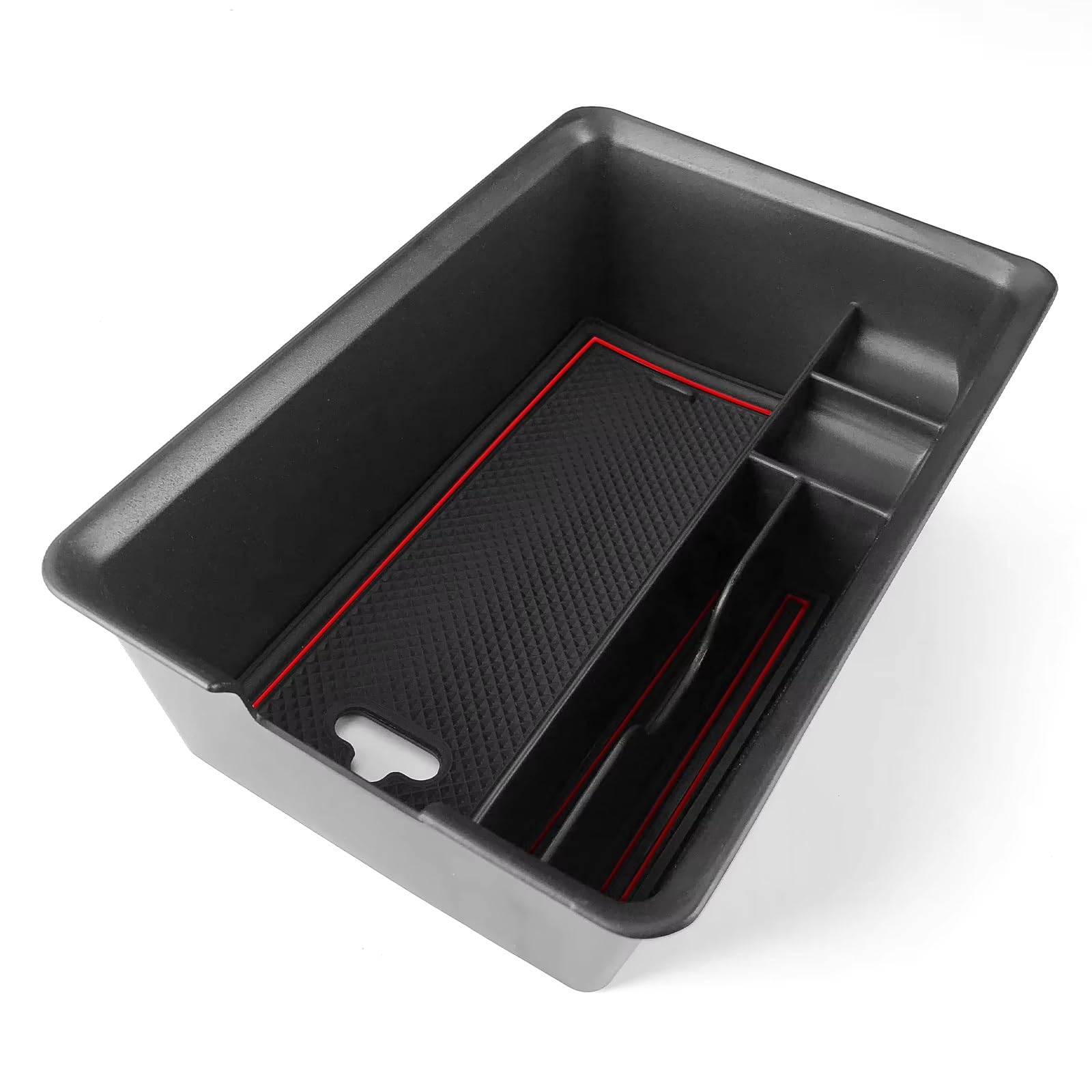 PSRRGZTM Stowing Tidying Compatible With Megane For E-Tech 2022 2023 2024 2025 Car Central Control Storage Box Central Control Container Auto Accessories(Red)