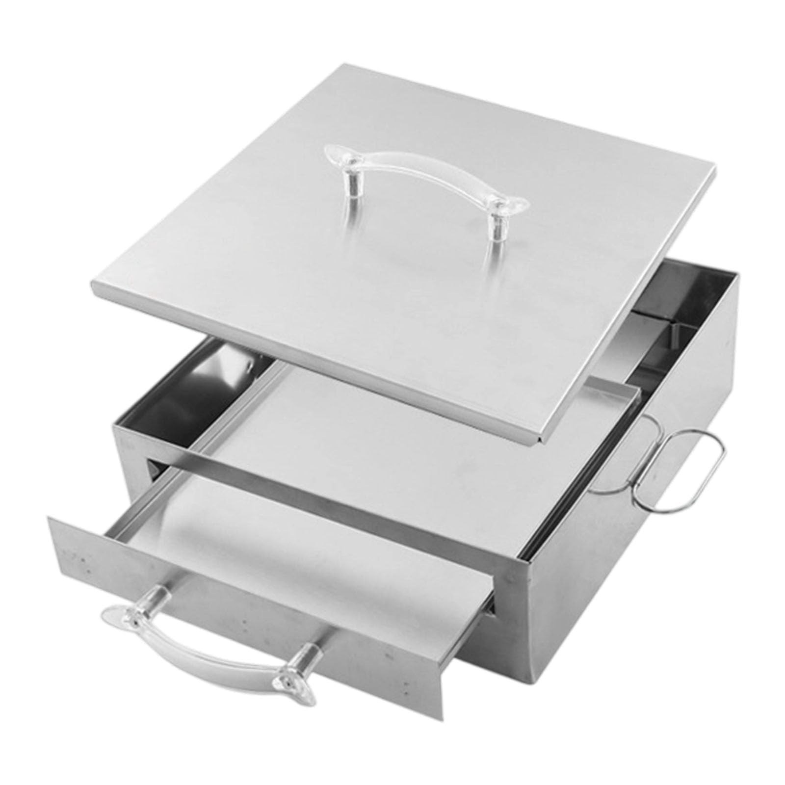 MALSSE Commercial Grade Steaming Trays Food Steamer for Homemades Cheung Fun with Rustproof Construction and Easy Cleaning Pull Out Drawer Steamer Appliance