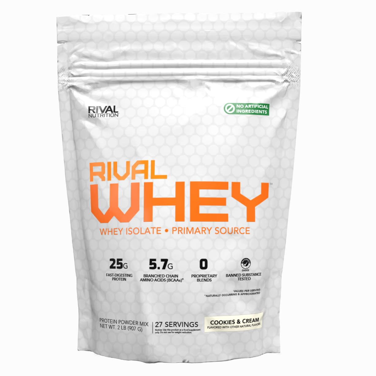 Naturally Flavored Rival Whey - Cookies and Cream 2lb