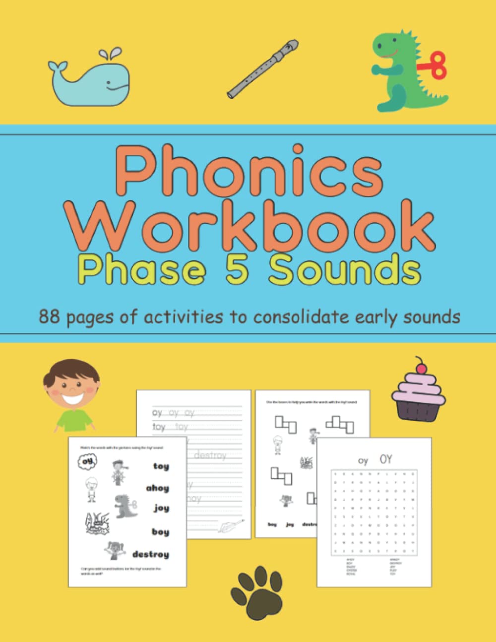 Phonics Workbook Phase 5 Sounds: Activities for Year 1 and Early Readers Age 5 and 6