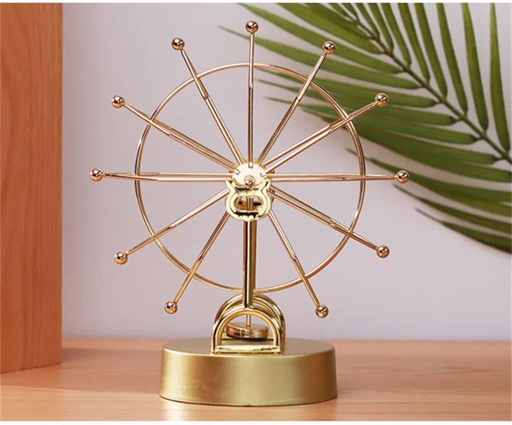 Nordic Permanent Motion Instrument Ferris Wheel Ornaments Rotating Newton Ornaments Home