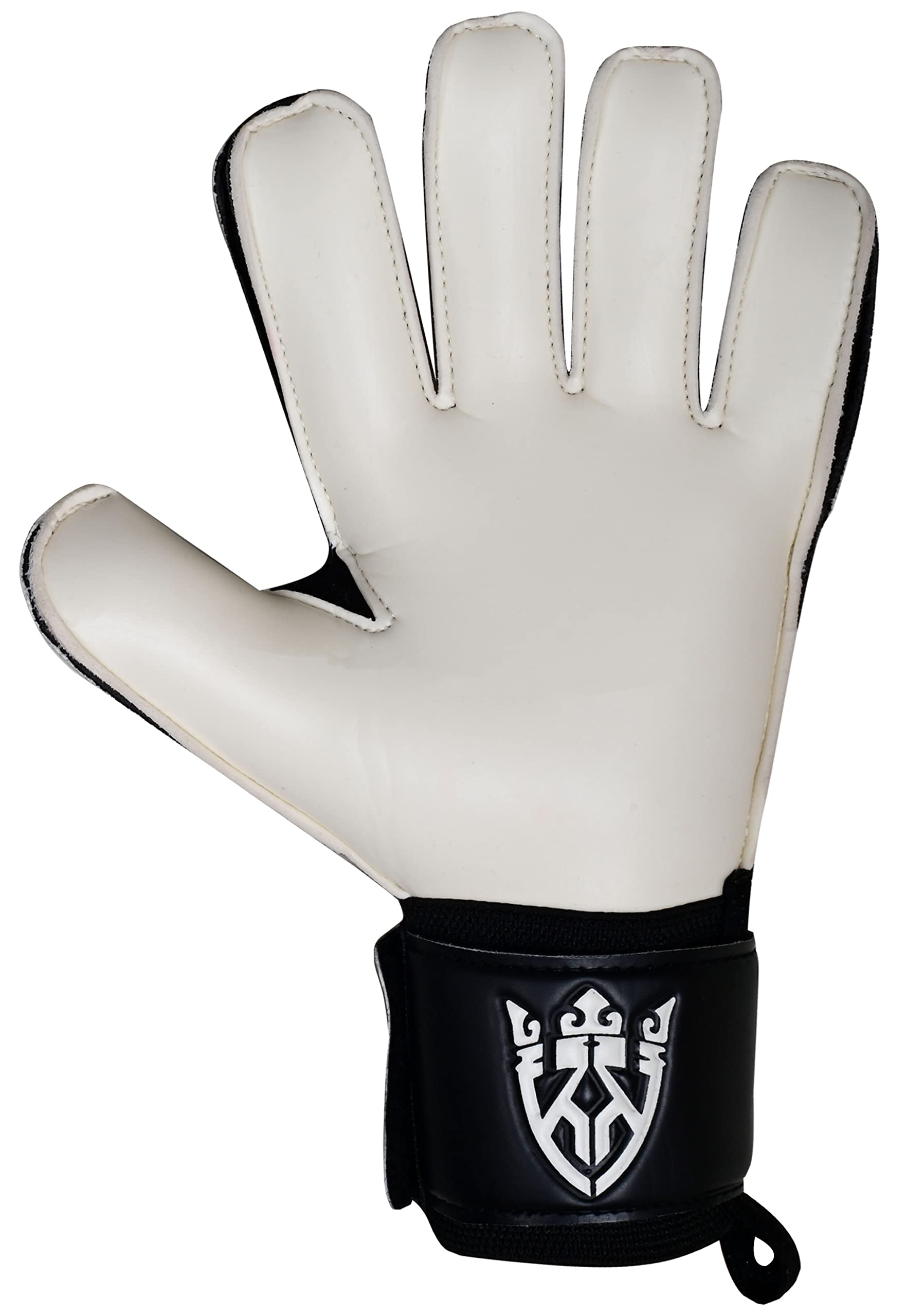 Keeperking - Guanti da portiere per bambini, ragazzi, adulti, senza salva dita, 4 mm, durevoli, in lattice, unisex