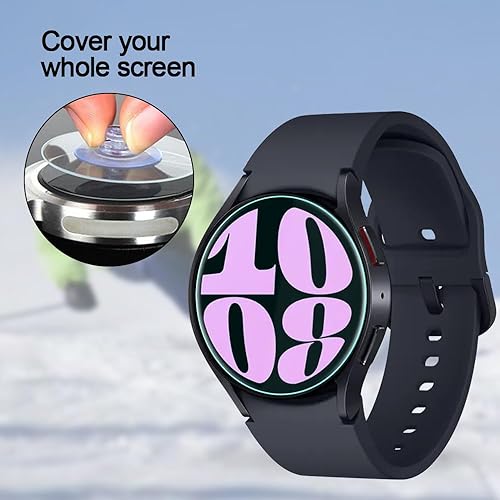 Miniatura 6 de Poyiccot Protector de pantalla para Galaxy Watch 5 de 1.575 in y protector de pantalla para Galaxy Watch 6 de 1.575 in, protector de pantalla de
