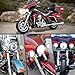 Nilight 7 Inch Motorcycle LED Headlight 4.5 Inch Fog Lights Auxiliary DOT Kit Compatible with Harley Davidson Electra Street Glide Fat Boy Road King Heritage Softail CVO, Chrome