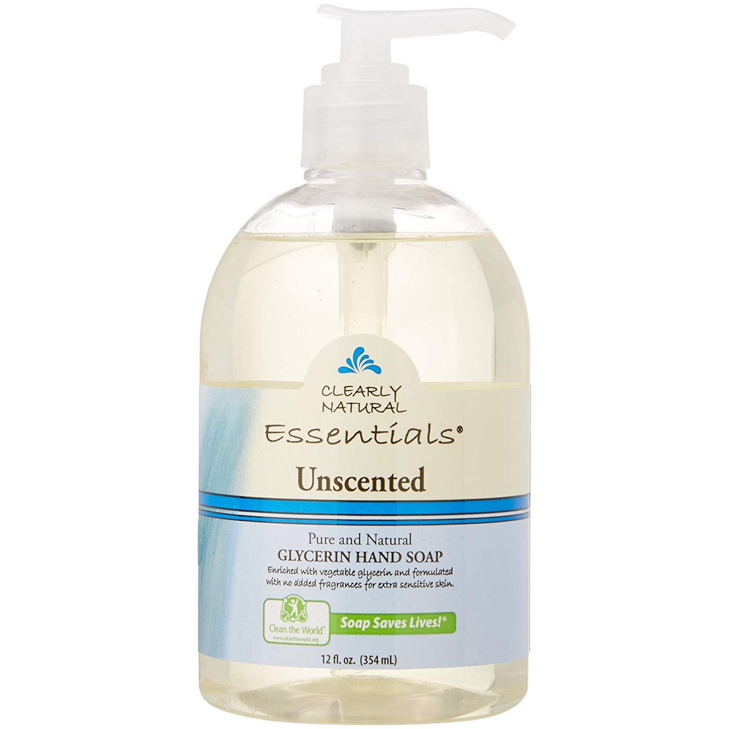 Clearly NaturalUnscented Liquid Soap, 12 Ounce - 6 Per Case.