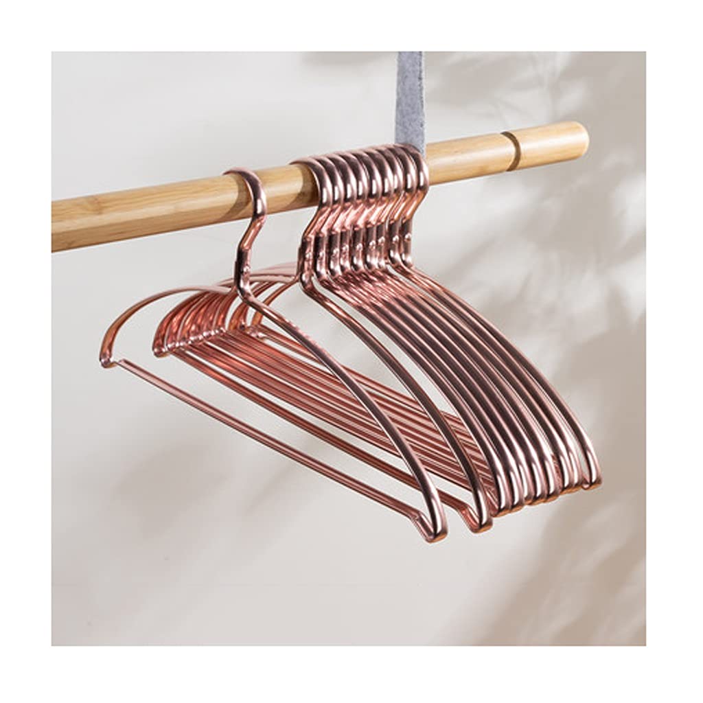 TXGJWRA Coat Hanger Seamless Hanger Aluminum Alloy Clothes Rack Household Clothes Hangers Can Not Be Wider and Can Not Afford Hangers 10 Packs Clothes Hanger,