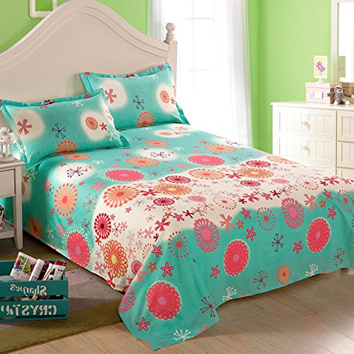 Feuilles de coton douces 200x230cm pour des nuits sereines - 2