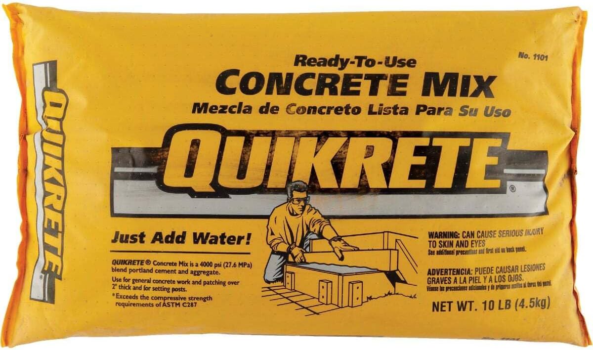 QUIKRETE 110110 Concrete Mix 10LB