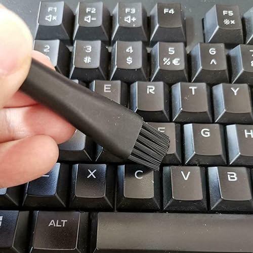 Miniatura 6 de 6 en 1 pequeño mango de plástico portátil Nylon Anti Static Cepillos ordenador portátil teclado limpiador cepillo polvo limpieza kit