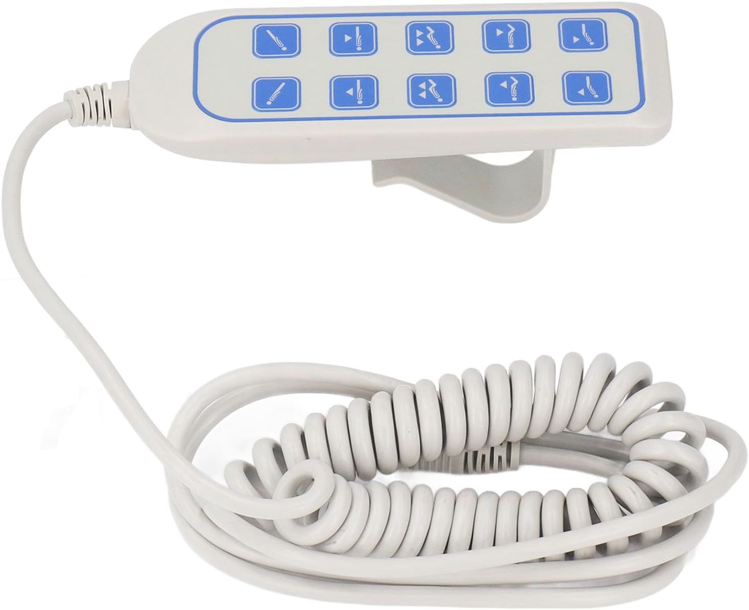 10 Button 8 Pin Remote Hand Control Handset Multifunction Remote Controller Replacement for Electric Hospital & Homecare Beds