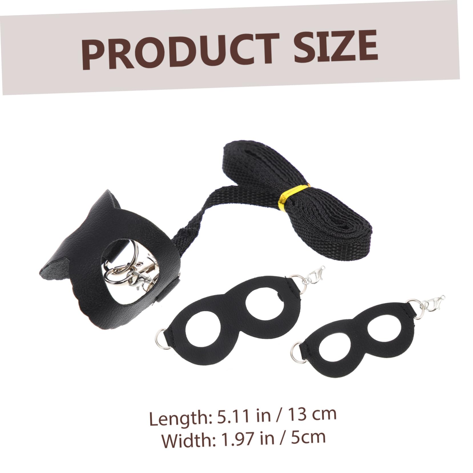 GRIRIW Sugar Glider Supply 2 Pack Hamster Harness Lightweight Easy to Clean Stylish Harness for for Outdoor Activities