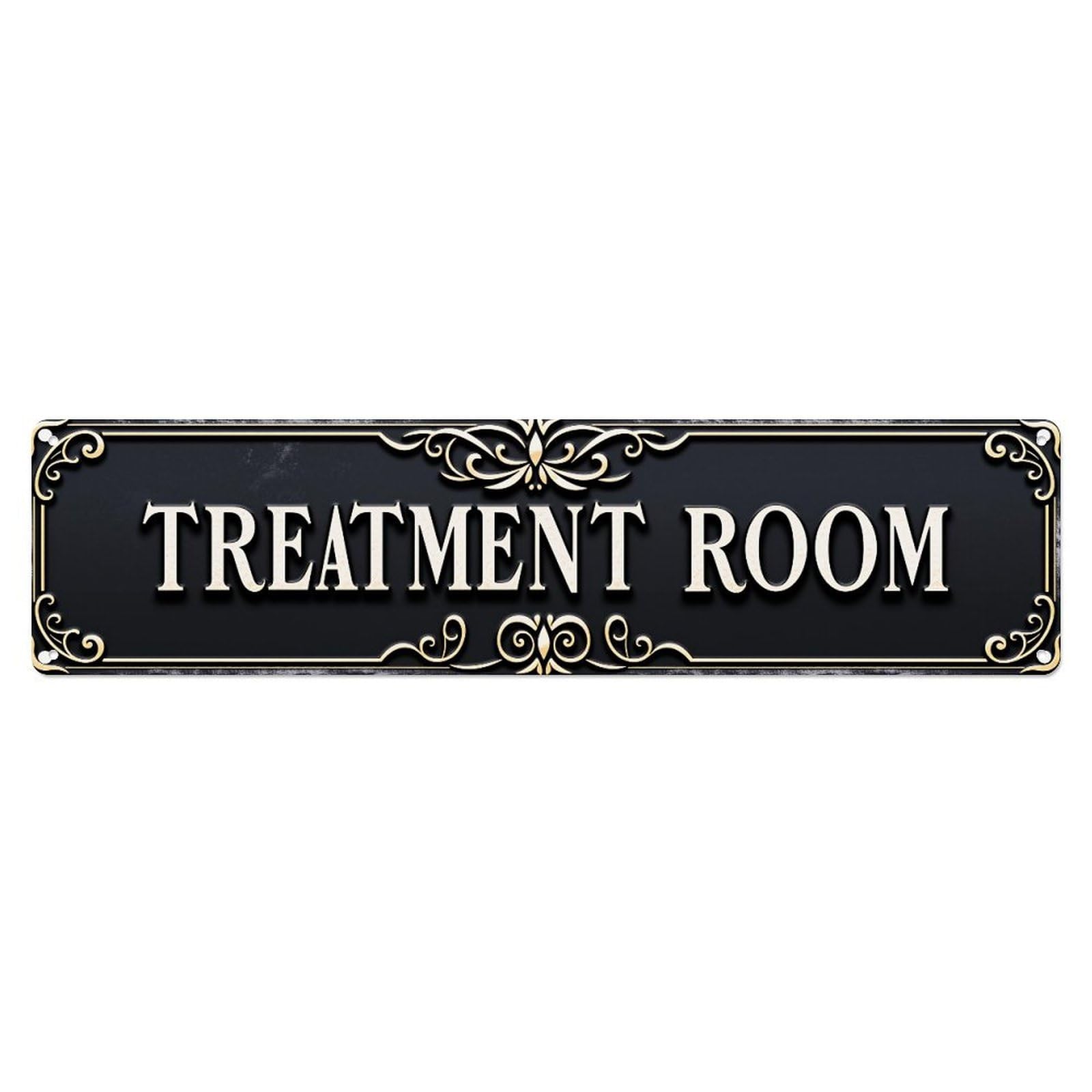 Ornate Frame Text Design Sign Tin Sign Vintage Metal Poster Retro Bar, Home, Man Cave, Kitchen, Laundry Room Wall Art Decor Gift 4x16 Inch