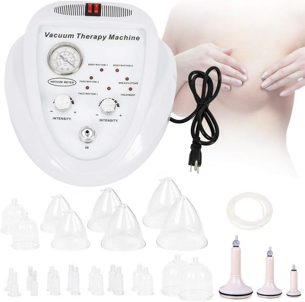 Breast Hip Enlarge Massager & Body Cupping Scraping Machine for Chest Enhance Enlargement Promote Body Blood Circulation Eliminate Toxin Multi-Function Anti-Pressure Slimming Machine