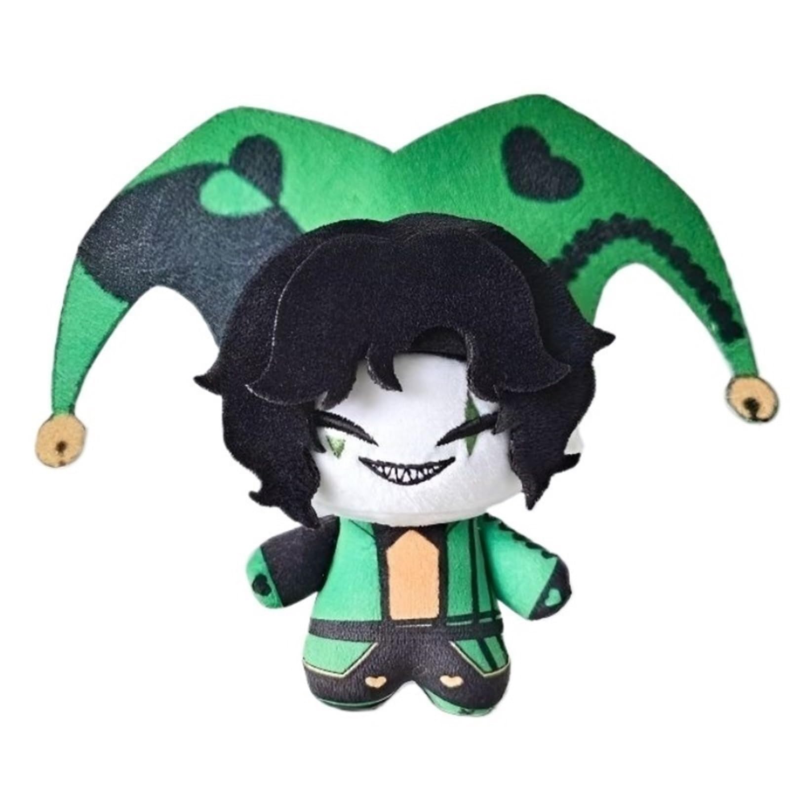 KUKUShining The Freak Circus Plush, Jester Pierrot Cartoon Character Doll Toy Soft Plushies Pillow Stuffed Figure for Game Fans(Harlequin)