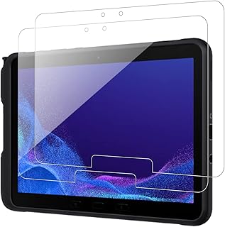 Screen Protector for Samsung Galaxy Tab Active 4 Pro, KZIOACSH 2Pack HD Clear 9H Hardness Anti-Scratch Tempered Glass Film Case-Friendly High Touch Sensitivity Screen Protector for Tab Active4 Pro