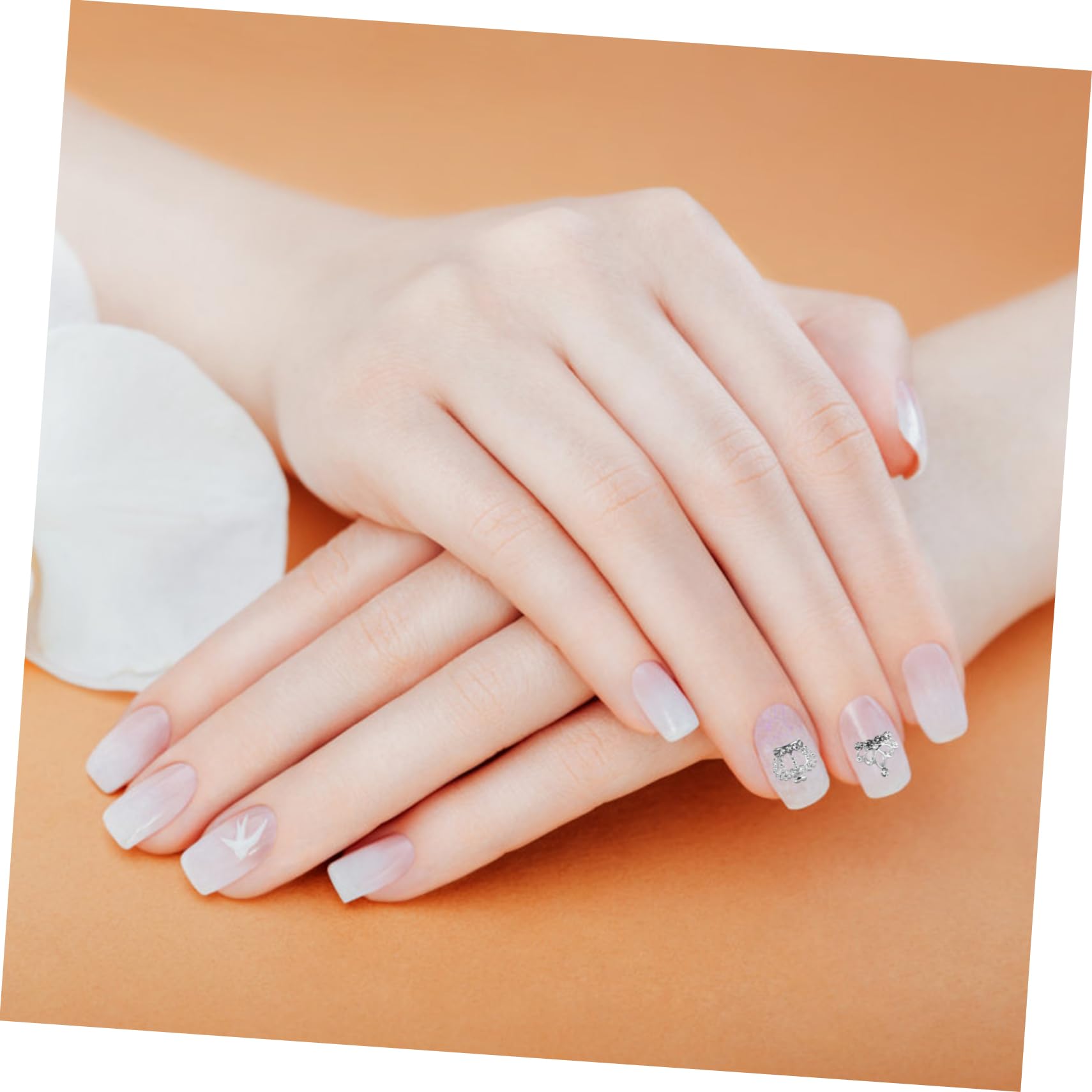 FOMIYES 3 Set Di Ciondoli Per Nail Art A Forma Di in Lega Per Decorazioni Di Unghie Strass Accessori Per Manicure Alla Moda 50 Pezzi*3