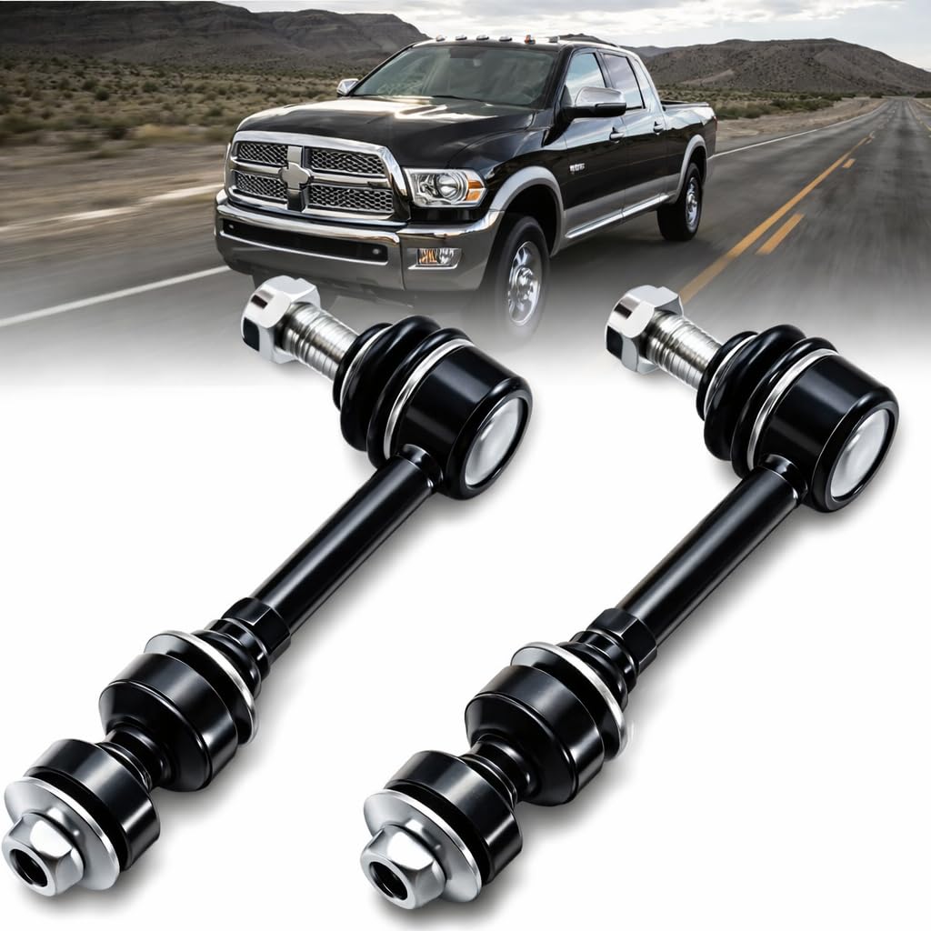 SegurVelo K7280 2Pcs Front Sway Stabiliser Bar End Link Compatible With Dodge 1995 1996 1997 1997 1998 1999 Ram 1500/2500/3500 4WD Replacement