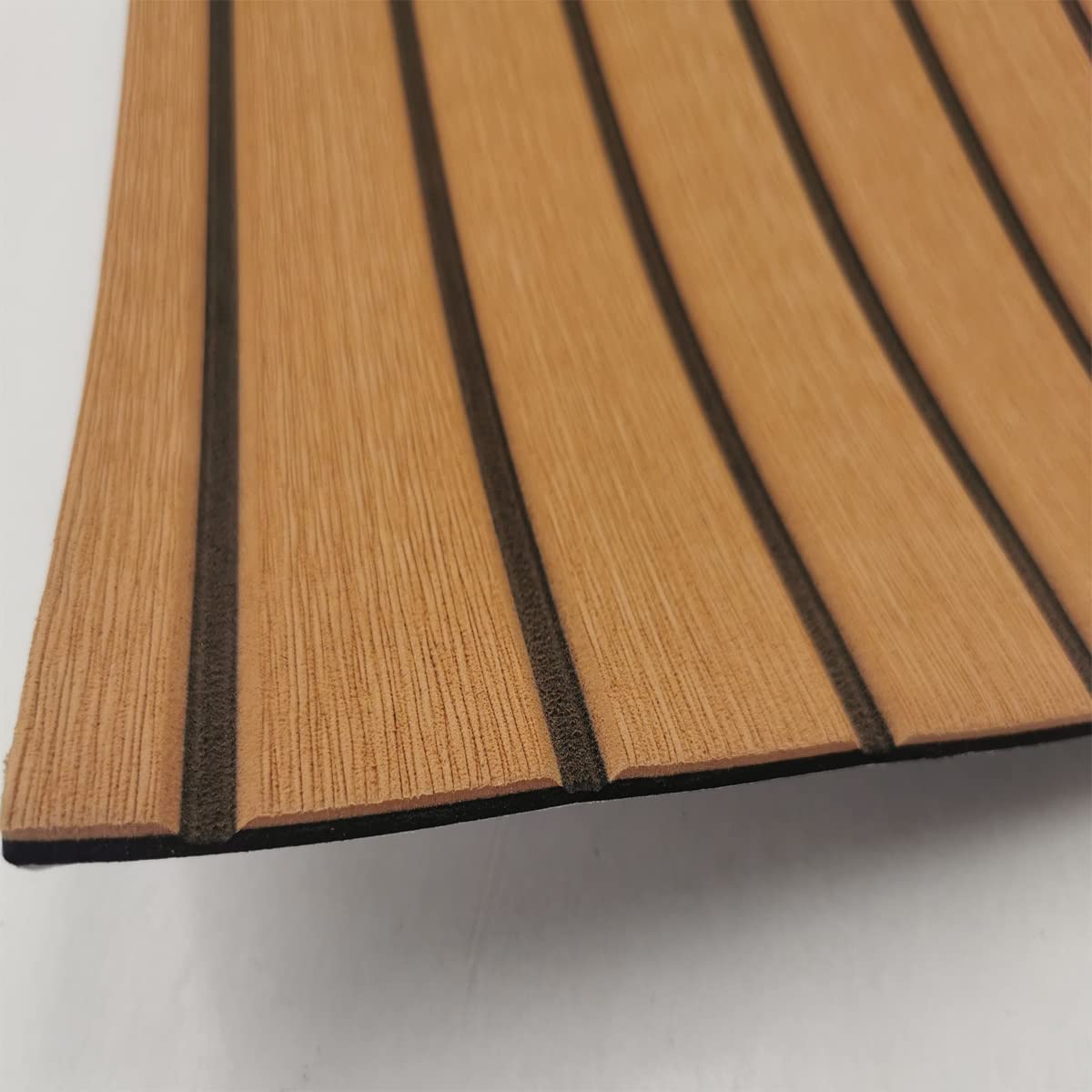 90 × 240cm Tapis Pont Bateau Synthétique de Decking Mousse EVA Autocollant Antidérapant pour Bateau Gonflable Convient pour VR, escaliers de Jardin, Entretien et décoration de terrasse