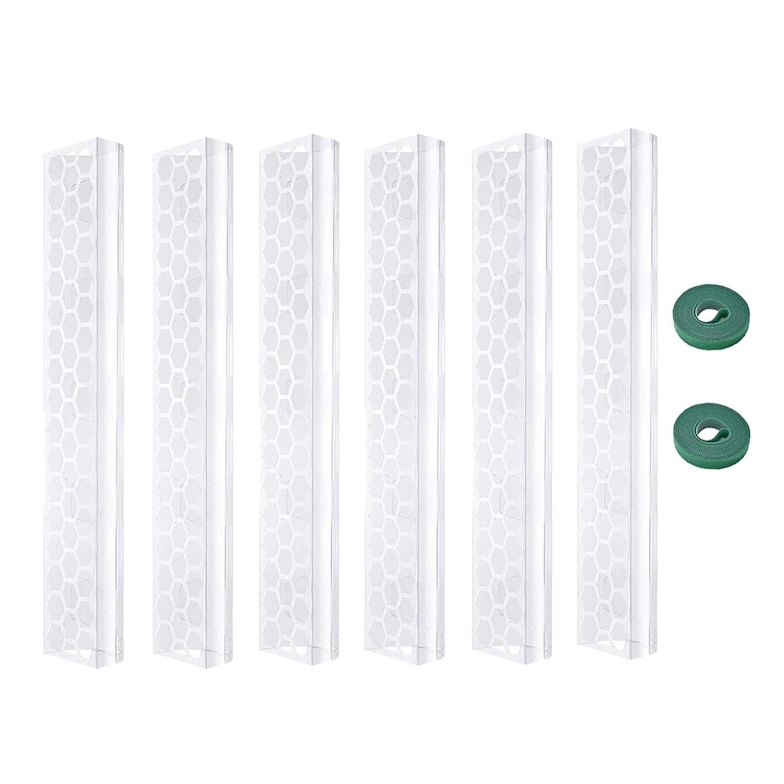 4 Pièces Tuteur Mousse pour Plantes Tiges Soutien Monstera Piquets de Croissance Montage Empilable Matériau Polypropylène Adapté à Plantes D'Intérieur, 6 Pièces