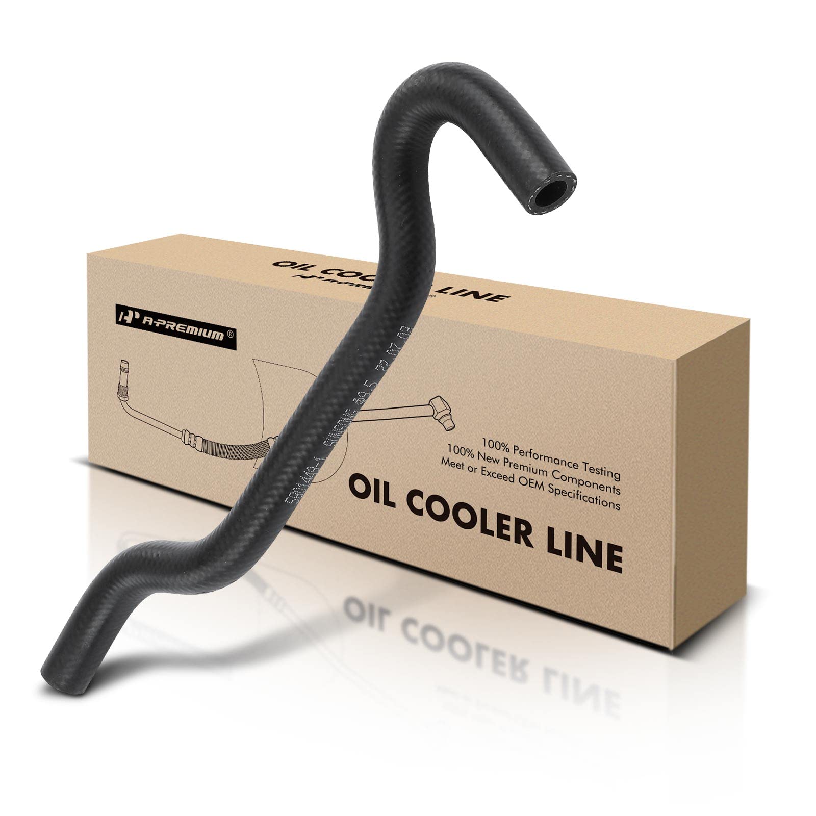 SUBARU Genuine Oil Cooler Inlet Hose - Fits 2001-2005 Impreza Sedan/Wagon (Part 45520FE070) - View #4
