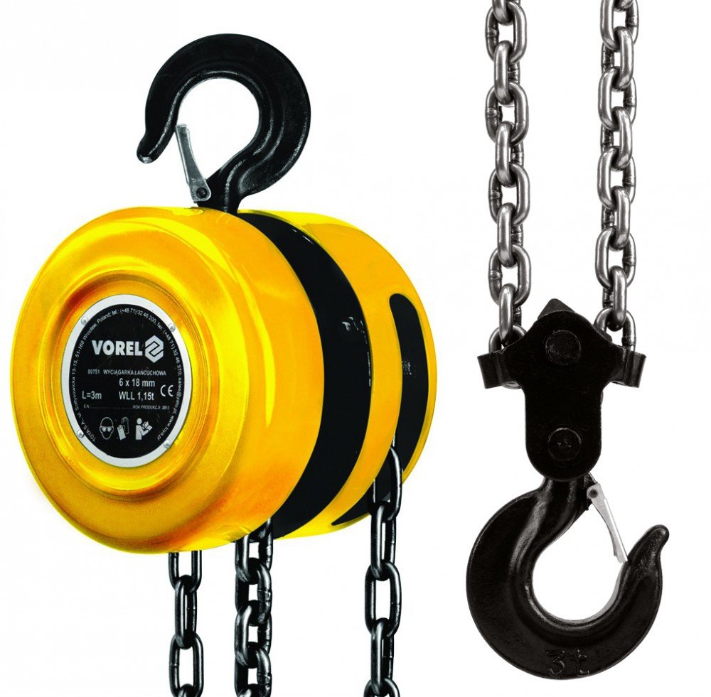 Vorel 80752 – Bloc de la chaîne 2000 Kg