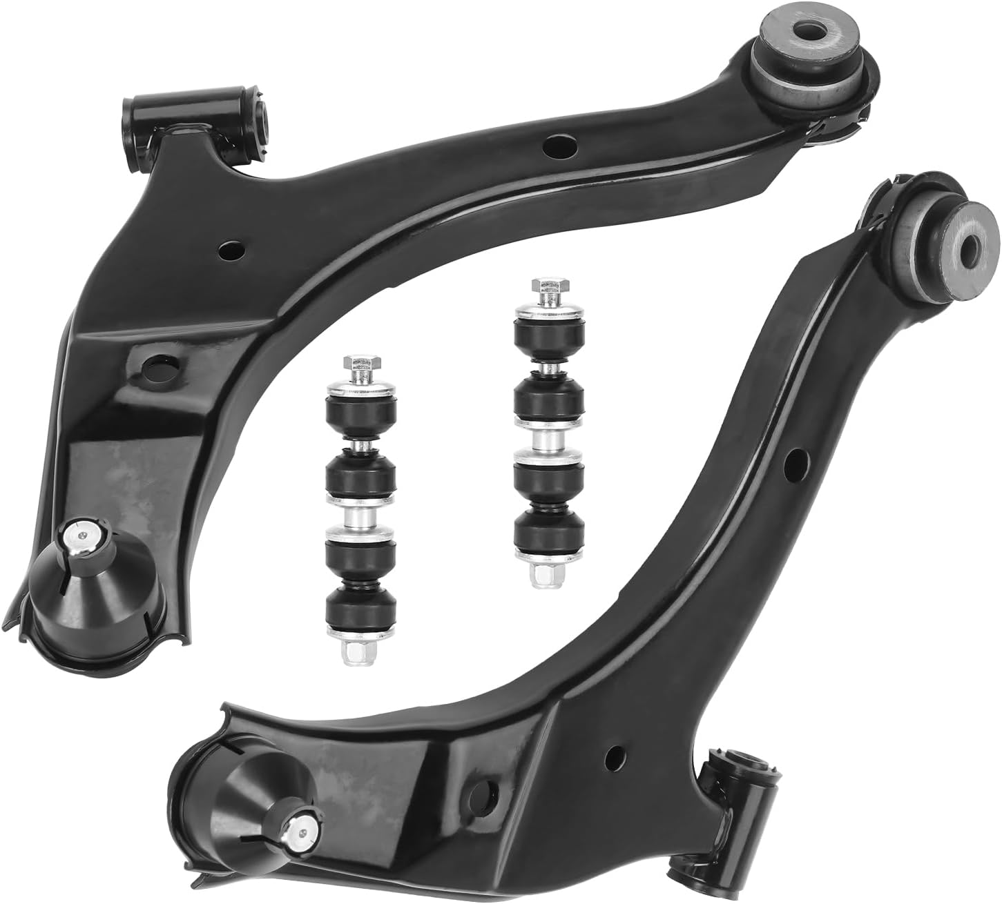 Front Lower Control Arms Suspension Kits Fit for Dodge Neon 2000-2005, Fit for Plymouth Neon 2000 2001, Fit for Chrysler PT Cruiser 2001-2010, with Sway Bar Links
