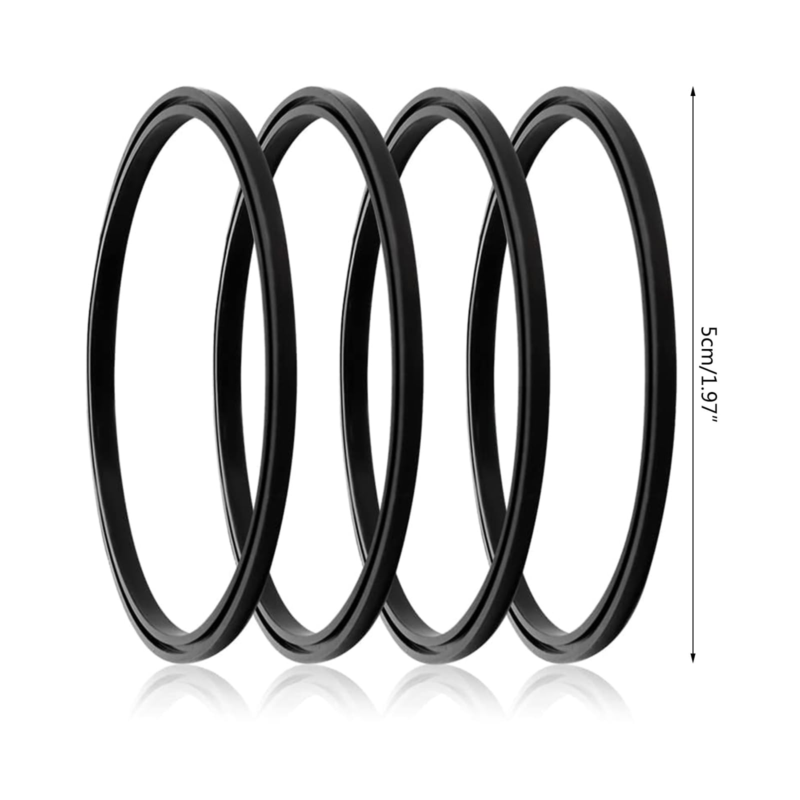 OSALADI Set 3 Guarnizioni In Silicone Per Bottiglie Termiche – Diametro 9 Cm, Elastiche E Resistenti All'usura