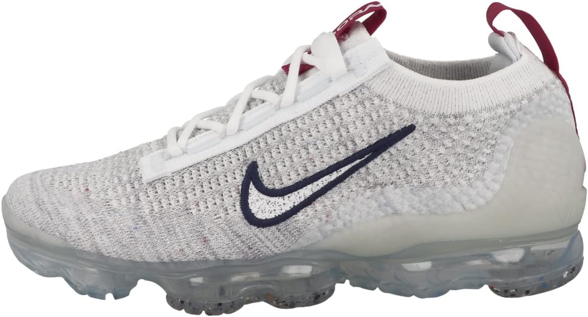 NIKE Air Vapormax 2021 Flyknit Women's Trainers Sneakers Shoes DH4090 (Photon Dust/Midnight Navy/White 002) (UK_Footwear_Size_System, Adult, Women, Numeric, Medium, Numeric_5_Point_5)